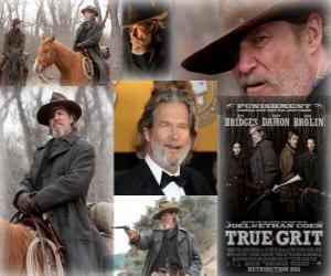 yapboz Jeff Bridges True Grit En İyi Erkek Oyuncu 2011 Oscar adayı